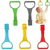 Anneaux de berceau multicolores : Leurs couleurs vives stimulent la vue de bébé, tandis que leurs motifs variés développent son toucher et sa motricité fine.