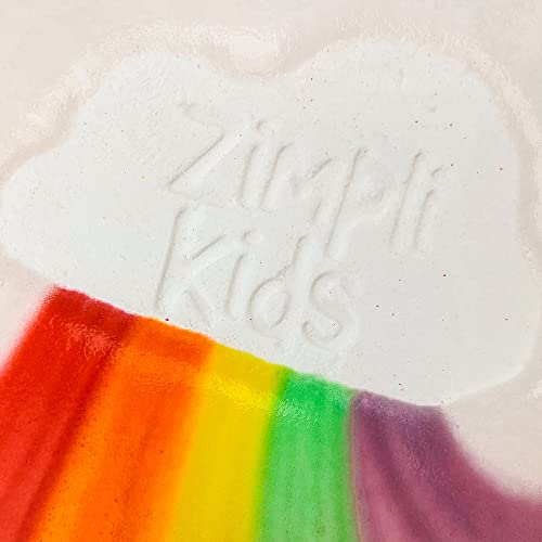 ZIMPLI - Large Cloud Rainbow Baff Bombz, Create a Rainbow Effect, fizzing, bathtime Adventure, Bath Bomb Fizzing Fun for Children 4 5 6 7 8 9 - Image 4