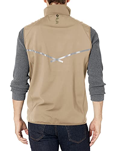 Image of HUK Men's Icon X Soft Shell Vest | Windproof & Water Resistant Vest