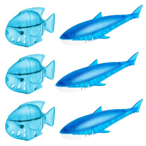 Leemone Humidifier Cleaner Float Shark & Fish -Humidifier Accessories Compatible with All Humidifiers and Fish Tanks(6 Pack)