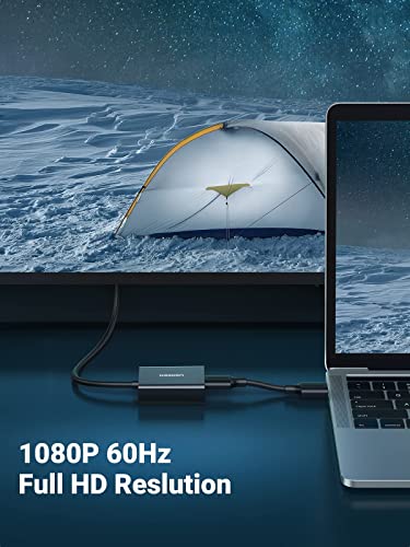 Ugreen Hdmi To Vga, Hdmi To Vga Adapter Connector(Female To Male) With 3.5Mm Audio Jack Compatible With Monitor, Pc, Xbox, Tv Stick, Raspberry Pi, Nintendo Switch, Roku, Computer, Laptop #TOP2