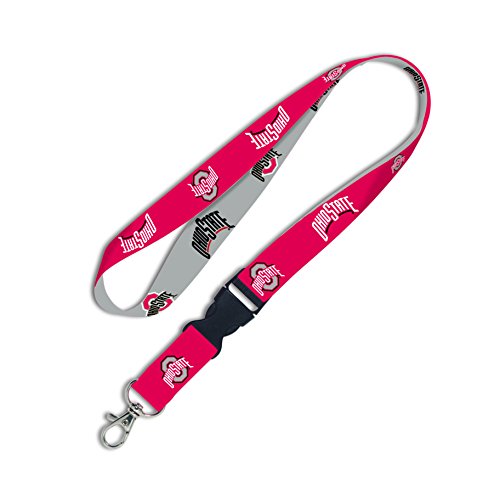Lanyard Ohio State Buckeyes doté d'une boucle détachable rapide