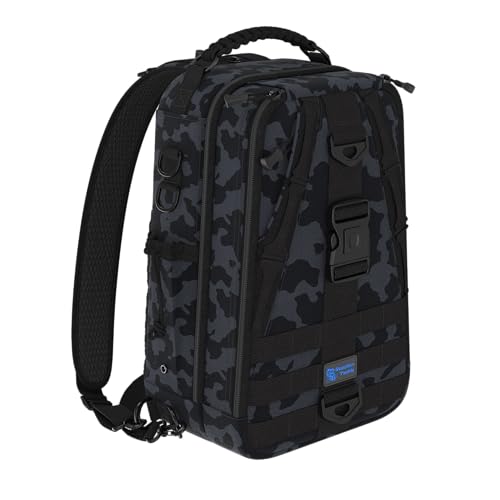 Reaction Tackle Water-Resistant Camo Sling Bag 17x12x6