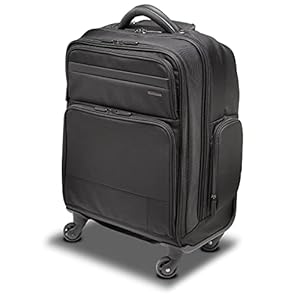 Kensington Sac à Roulettes Contour 2.0 Pro Overnight – Pour Ordinateur Portable jusqu’à 17″, Idéal en Bagage Cabine pour Homme & Femme (K60384WW)