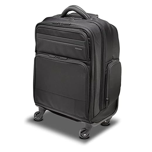 Kensington K60380WW Maleta Ejecutiva Equilibrada con Ruedas Contour 2.0 para Portátiles de hasta 15.6", Elegante Bolso de Mano, adecuado como Equipaje de Cabina para Mujer