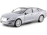 jaguar xj6 1/18  Jaguar XJ, metallic-grau, 2010, Modellauto, Fertigmodell, Welly 1:24