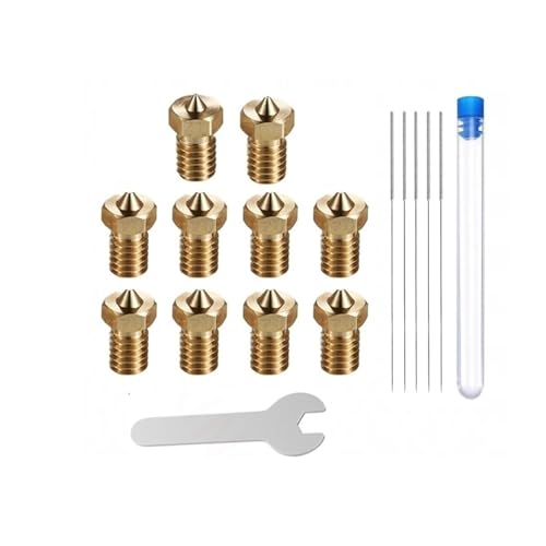 10 �� V6 �m�Y���L�b�g E3D V5 Hotend �p�A�m�Y�� 0.2/0.3/0.4/0.6mm I3 A8 MK3/MK3S 3D �v�����^�p(0.8MM 10PCS Kits)