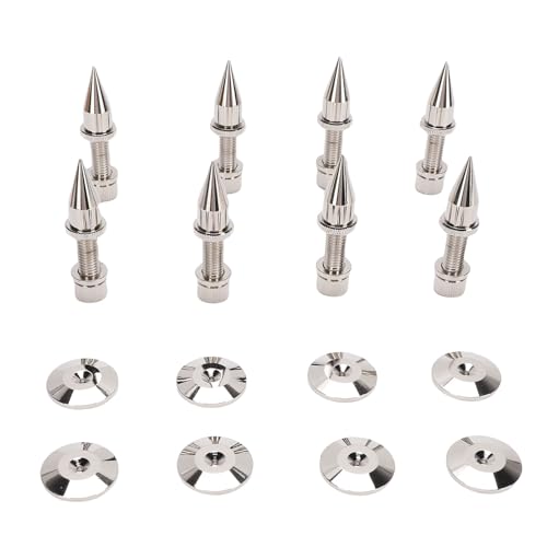 Puntas para altavoz Cosiki de cobre ajustable kit de 8 almohadillas de aislamiento de sonido 5