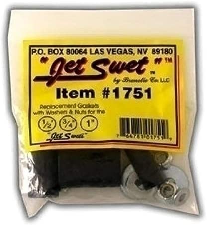 1751 Jet Swet replacement gaskets kit for 1 each of the 1/2", 3/4" and 1" Jet Swet tools