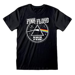 Heroes Inc Black Pink Floyd Dark Side of The Moon T-shirt rétro - Les Beatles, Paul McCartney, John Lennon, RIngo Starr, George Harrison
