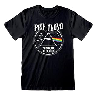Heroes Inc Black Pink Floyd Dark Side of The Moon T-shirt rétro - Les Beatles, Paul McCartney, John Lennon, RIngo Starr, George Harrison