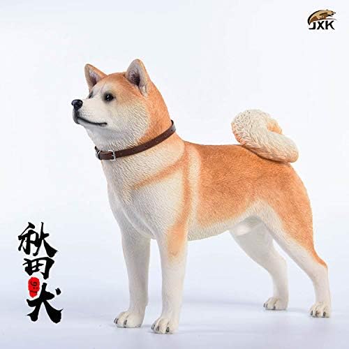 Amazon Jxk 1 6 サイズ 秋田犬 可愛い 犬 動物 リアル フィギュア Pvc プラモデル プレミアム 大人のおもちゃ 模型 18cm級 オリジナル スタチュー 塗装済 完成品 犬好き 誕生日 プレゼント 置物 Jxk007a イエローホワイト フィギュア ドール 通販