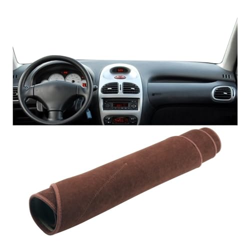 Tapis de tableau de bord Peugeot 206 SW 2004-2008 antidérapant noir