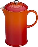 Photo Gallery le creuset stoneware 800ml french press, flame-(volcanic) Photo Gallery le creuset stoneware 800ml french press, flame-(volcanic)