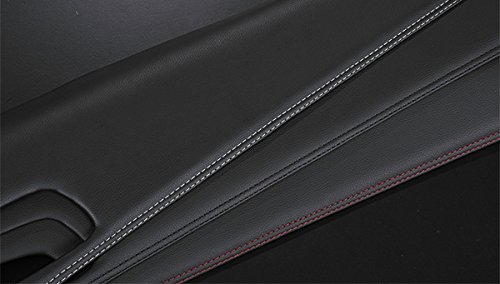 Amazon | LANBO ドアレザーパネル プリウス 50 系 ブラックレザー
