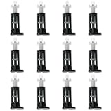 SQXBK Heatsink CPU Pin 12PCS Mounting Plastic Pins Push Screw for Intel LGA Socket 775 CPU Cooler Heat Sink Fans