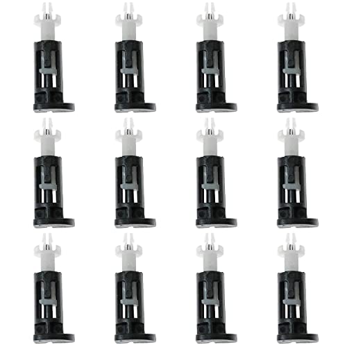 SQXBK Heatsink CPU Pin 12PCS Mounting Plastic Pins Push Screw for Intel LGA Socket 775 CPU Cooler Heat Sink Fans