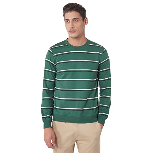 Image of blackberrys Men's Cotton Blend Crew Neck Sweatshirt