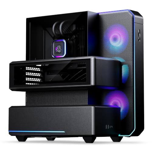 Phanteks EX5 PLUS, Case ATX Multicamera, AIO 360 Incluso, LED ARGB
