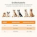 Growaystory Hundebett orthopädisches Hundesofa Hundecouch mit eierförmiger Ergonomischer Kistenschaum waschbar rutschfest (50x40x18CM, 3-seitiger Umrandung)