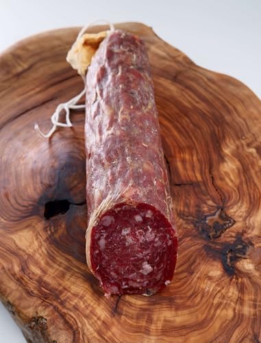 Salami de Búfala Siciliano 300 g – Producción Artesanal, Sabor Intenso y Natural, Producto Lácteo Típico Siciliano Tesori di Sicilia
