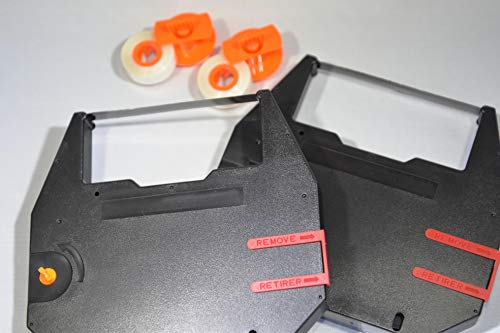 Fja Products Compatible Typewriter Ribbons & Correction Tape Spools For Brother Ax10, Ax15, Sx4000, Gx6750 Typewriters. Includes 2 Black Typewriter Cassettes And 2 Lift Off Correction Spools #TOP1