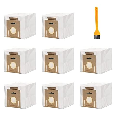 FERSHU handheld vacuum cleaner 10 Pack Vacuum Dust Bags Compatible With Ecovacs DEEBOT T9 Series OZMO T8 AIVI T8 Max T8 Series N8 Pro Plus N8 Pro Robot Eco Vacuum Part Vacuum cleaners and floor care Cover