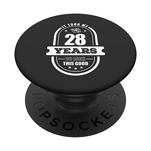Regalos de 28 cumpleaños para hombres de 28 años Retro 1992 PopSockets Agarre y Soporte para Teléfonos y Tabletas