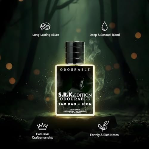 S.R.K.Men's Eau De Parfum, Long Lasting Woody Aromatic Cologne, Premium Sandalwood Fragrance Spray, Masculine Signature Scent for Men, Luxury Perfume 1.7 Fl Oz (50ml). - 2