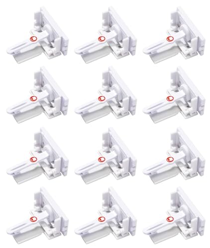 image for Safety 1st - Secure-to-Explore Adhesive Cabinet Locks Baby Proofing, C