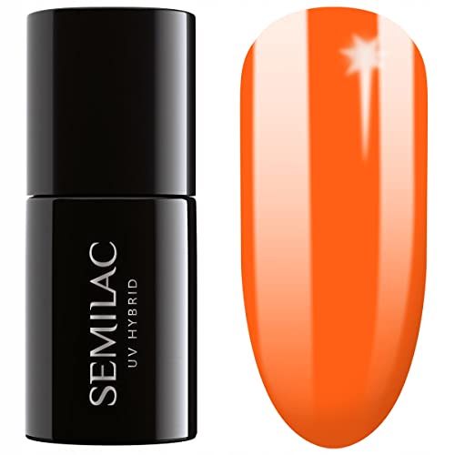 Semilac Esmalte Semipermanente 424 Orange Euphoria 7ml, 1 Cover