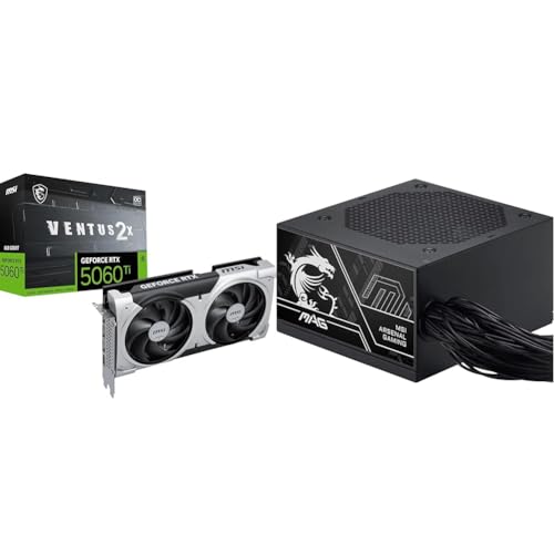 �y�O���t�B�b�N�X�J�[�h�����d���Z�b�g�z MSI GeForce RTX 5060 Ti 8G VENTUS 2X OC PLUS �O���t�B�b�N�X�{�[�h VD9140 + MSI MAG A750BN PCIE5 III PC�d�����j�b�g 750W ATX3