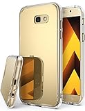 Ringke Fusion Mirror Compatible with Galaxy A5 2017 Case Bright Reflection Radiant Luxury Mirror Case Drop Protection, Shock Absorption Technology for Galaxy A5 2017 - Royal Gold