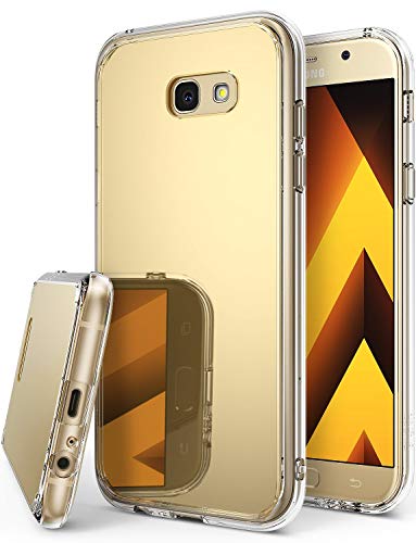 Ringke Fusion Mirror Compatible with Galaxy A5 2017 Case Bright Reflection Radiant Luxury Mirror Case Drop Protection, Shock Absorption Technology for Galaxy A5 2017 - Royal Gold