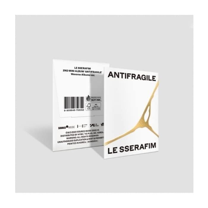 Amazon.com: DREAMUS LE SSERAFIM ANTIFRAGILE 2nd Mini Album Weverse