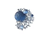  Brosche Magnetbrosche Schal Clip Bekleidung Poncho Taschen Stifel Textilschmuck Silber - Grau, Anthrazit