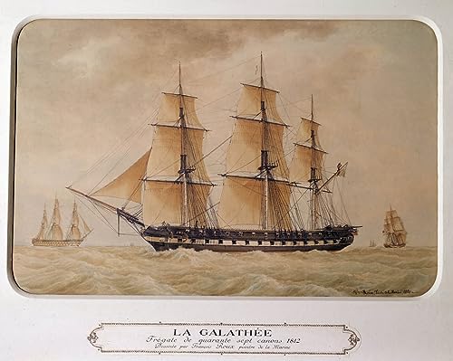 Affiche Toile la Galathée Peinture pour Habiller un Grand Mur Vide Tableau Marine Portrait 60x90cm