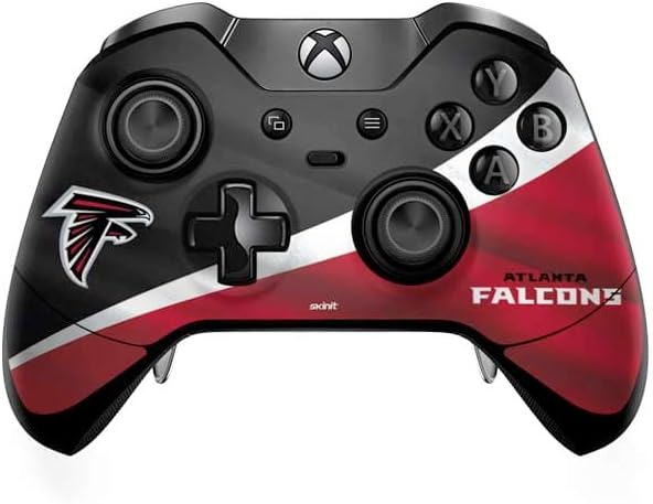 Skinit Decal Gaming Skin Compatible with Xbox One Elite Controller - Officially Licensed NFL Atlanta Falcons Design