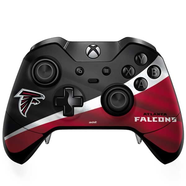 Skinit Decal Gaming Skin Compatible with Xbox One Elite Controller - Officially Licensed NFL Atlanta Falcons Design
