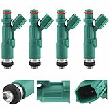 LPSZZXKD Juego de 4 inyectores combustible OE 23250-21020 para Prius XA XB Echo Accesorios