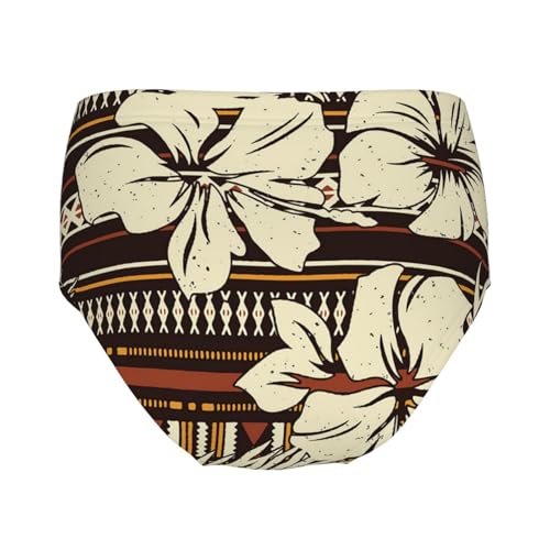 Hibiscus Flower Girls' Underwear Soft Cotton Little Girls Panties Comfort Briefs2