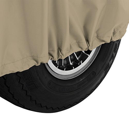 Classic Accessories Fairway Golf Cart Cover, Khaki, Long Roof #TOP1