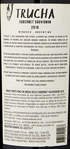 Vinho Tinto Trucha Cabernet Sauvignon 750Ml Trucha Cabernet Sauvignon