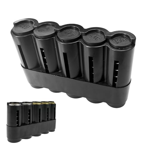 Portamonedas, Clasificador de Monedas, Monedero Taxista, Portamonedas Taxi - Monedero Compacto y Seguro - Dispensador de Monedas Práctico y Duradero para Uso Diario, Negro