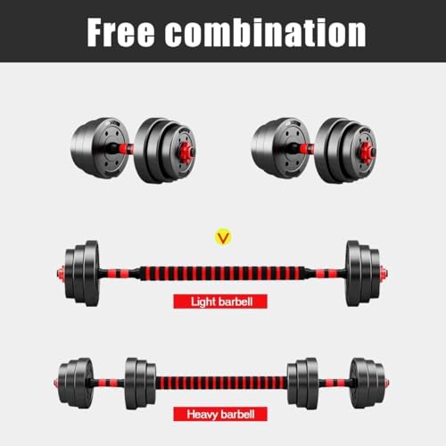 10/20/30/40KG Adjustable Weights Fitness Dumbbell Set for Men/Women,Arm Hand Weight Barbell for Bodybuilding Exercise Strength Training Home Gym Equipment ZANBEEL - Image 4