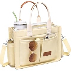 New Upgrade Beige With Compartments and Side Cup Holders