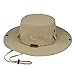 Muryobao Mens Summer Sun Hat Outdoor UPF50+ UV Protection Wide Brim Bucket Hats Waterproof Quick Dry Boonie Cap for Fishing Hiking Garden Safari Beige