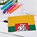 Lithuania Flag Lithuanian Emblem Fashion Coin Purse Change Makeup Bag Canvas Pencil Pouch Travel