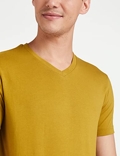 Image of Amazon Brand - Symbol Men's Cotton Solid V-Neck Regular Fit T-Shirt (Pack of 2)
