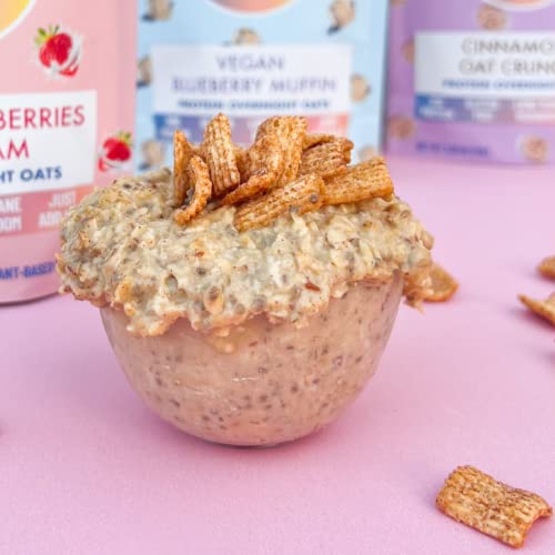 ONO Overnight Oats Whey Variety Bundle (8 Pack) 20g of Whey Protein